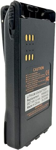 5Pcs HNN9013 HNN9013D 2600mAh Li-ion Battery Pack for HT1250 HT1250-LS HT750 HT1225 HT1550 PR860 GP328 GP338 PRO5150 MTX9250 MTX850 MTX850LS MTX950 MTX960 MTX8250 Portable Radio with Belt Clip in Saudi Arabia