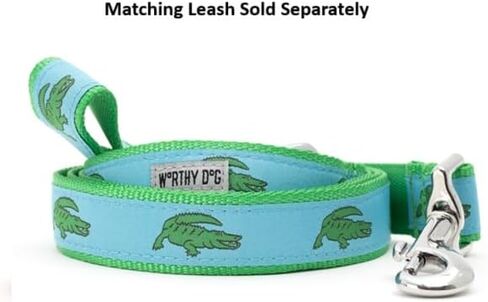 The Worthy Dog Football Field Dog Collar Adjustable and Comfortable Nylon Pets Collar With Strong Quick Release Buckle Fits Small Dogs Green in Saudi Arabia