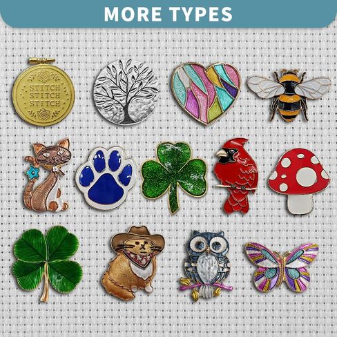 Magnetic Needle Minder Magnet Embroidery Accessories and Supplies Embroidery Needle Holder Cross Stitch Holder Needlework Supplies (FourLeaf) in Saudi Arabia