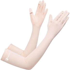 IZUS UV-Protection Driving Gloves Summer-Arm-Cooling Sunblock Full-Finger, Nonslip, Touchscreen for Women Outdoor Cycling