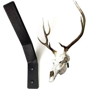 European Mount Skull Hanger, Large Euro Mount Deer Skull Hangers for Deer Head, Buffalo, Pronghorn, Bear and Other Big Skull, Skull Wall Mount Hanger with Easy Install Kit for Indoor Outdoor