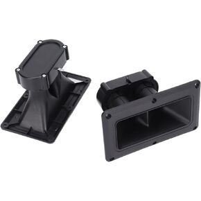 Wide Dispersion Horn Tweeter, Horn Tweeter, 2 PCS Piezoelectric Speaker Dual Drive for Pro PA Speakers for Audio Accessories Karaoke Speakers