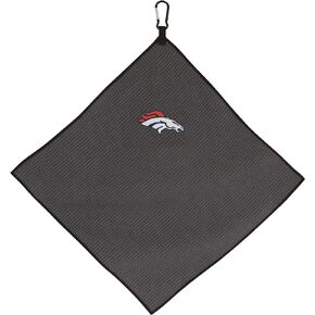 Team Effort 15" x 15" Grey Microfiber Towel NFL Denver Broncos