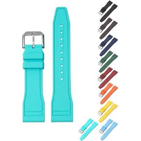 Quick Release Rubber Band For IWC Pilot Watches, Replacement Rubber Straps For Pilot Watches - Multiple Colors
