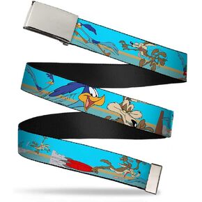 Buckle-Down Unisex-Adult's Web Belt Road Runner 1.5"
