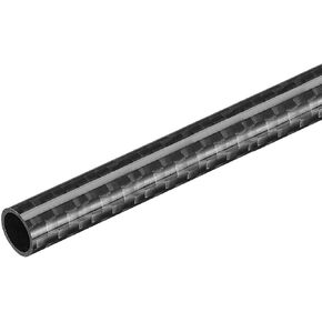 Uxcell أنبوب من ألياف الكربون 8x6x500 مللي متر لطائرة RC كوادكوبتر أنبوب أسود 3K لفة ملفوفة سطح لامع