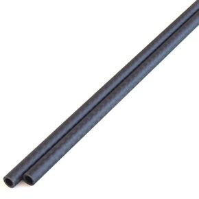 2pcs 6mm Carbon Fiber Tube 6mmx4mmx350mm,10/12/16/25mm Available,3K roll Wrapped Plain Matte Finish