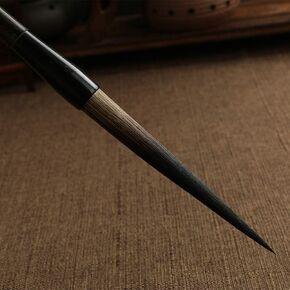 Sumi-E Chinese Calligraphy Brushes Long Hair Brush Set Bamboo Painting Brush Landscape Drawing Brush (L+M+S (3 PCS))
