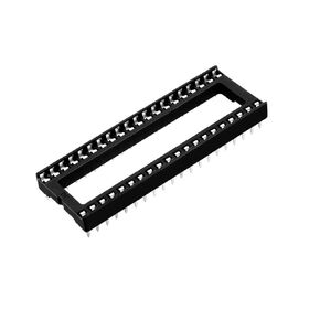 uxcell 4pcs DIP IC Chip Socket Adaptor 2.54mm Pitch 15.2mm Row Pitch 2 Row 40 Flat Pins Soldering