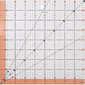 Fiskars 8.5x8.5 Square Acrylic Ruler (187200-1001) (187200-1000) in Saudi Arabia