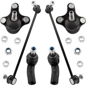 YMAUGP Front Lower Ball Joints Sway Bar End Links Outer Tie Rod Ends for Audi A3 2006-2013 for Volkswagen Eos 2007-2016 Golf 2010-2014 GTI 07-14 Jetta 06-18 Beetle 12-17 Passat 12-16 Rabbit 06-09