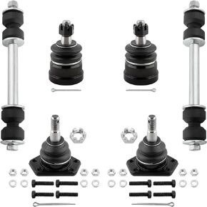 YMAUGP Front End 6pc Suspension Kit for Chevrolet Blazer Pickup Malibu El Camino for Buick Regal for GMC S15 Pickup for Jimmy Sonoma Cutlass 4 Lower Upper Ball Joints Sway Bar Links K5208 K6145 K5254