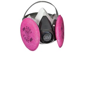 3M(TM) Half Facepiece Respirator Assembly 6291/07002(AAD), Medium, with 3M(TM) Particulate Filters 2091/07000(AAD), P100
