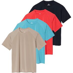 4 قطع: بدلة سباحة نسائية من Rashguard بأكمام قصيرة للحماية من أشعة الشمس فوق البنفسجية (متوفر بمقاس كبير)