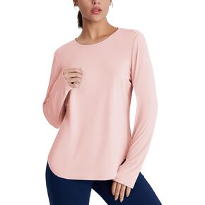 Emlovm Women's UV Protection Shirts UPF 50+ Long Sleeve Lightweight Sun Shirts Quick Dry SPF Clothing for Outdoor Hiking