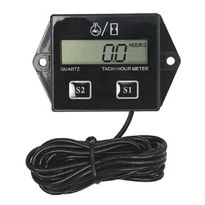 CYDZSW Tachometer for Small Engine,RPM Gauge and Hour Meter,Digital Tachometer Gauge for Car