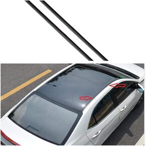 Labwork Roof Trim Molding Kit Sealing Strip Black Replacement for 2003-2008 Toyota Corolla