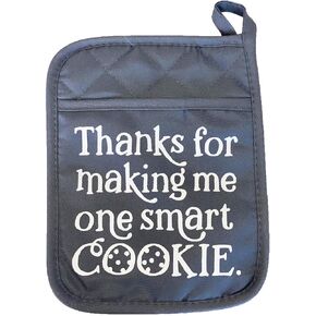 شكرًا على صنع ملف تعريف ارتباط ذكي واحد، قفاز فرن رمادي، هدية تقدير المعلم، هدية عيد الميلاد in Kuwait