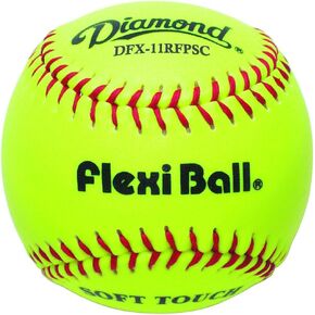 Diamond 11-Inch FlexiBall Practice Softball, Dozen