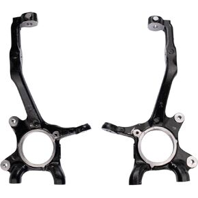 TRQ Steering Knuckle Set, Steering Knuckle Kit Compatible with 2005-2019 Toyota Tacoma