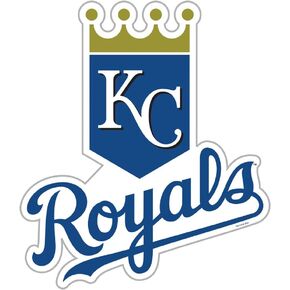 MLB Kansas City Royals 12-Inch Vinyl Logo Magnet
