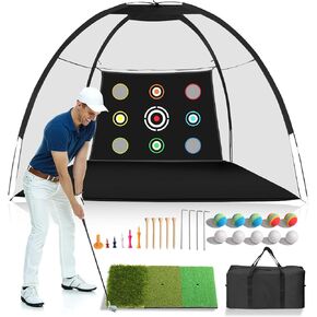 شبكة جولف Ktaxon، مجموعة تدريب شبكة تدريب الجولف مقاس 10×7 أقدام in Kuwait