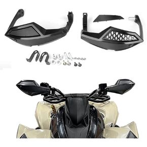 RUNNING PANTHER ATV Handguards Wind Deflectors Kit with Mount, Handlebar Guard Air Protector Accessories for Can-Am Outlander 500 570 850 1000R MAX Renegade 2013-2024, Replace 715001706 + 715001378