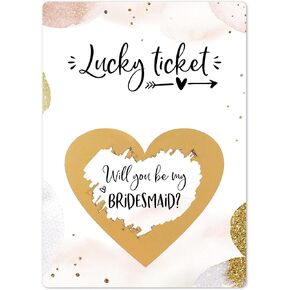 Joli Coon Will you be my bridesmaid card - Bridesmaid proposal scratch off cards - Bridesmaid proposal scratch cards