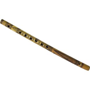 Decorative Traditional Handmade Hand carved Wooden Bamboo Flute Basuri Indian Musical Instrument for Gifting and Decoration
