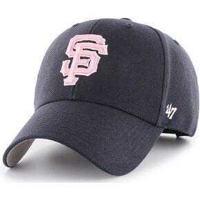 '47 MLB Navy Pink MVP Adjustable Hat, Women's One Size Fits All