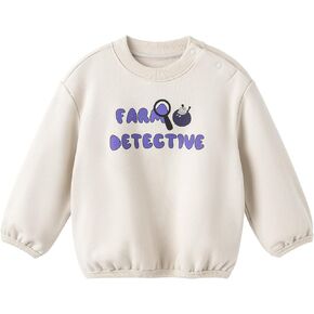 pureborn Baby Toddler Boys Girls Sweatshirt Pullover Crew Neck Long Sleeve Activewear Tops Cotton Tshirts
