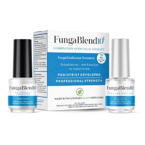 FungaBlend 10 - Fast Fungus Nail Treatment -Tolnaftate and Urea 42 Combination Antifungal Nail Gel - Foot Fungus Treatment Solution for Toe and Finger Nail Repair, Athletes Foot, Jock Itch, Ringworm