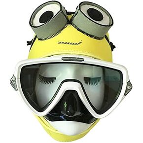 BRLUCKY Wetsuit Hood Yellow Man 3mm Neoprene Scuba Diving Hood for Men Women Youth Scuba Head Cover Dive Cap Surfing Thermal Hood for Kayaking Snorkeling Swimming Sailing Canoeing Water Sports