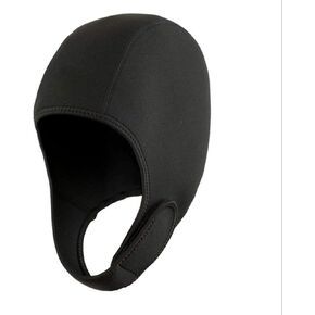 2mm Scuba Diving Hood Thermal Neoprene Wetsuit Hat Cap with Chin Strap Adjustable Diving Cap Swimming Cap Surfing Thermal Hood Beanie Headgear for Snorkeling Kayaking Sailing Canoeing Water Sports