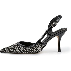 Landjiablue Women Fashion Slingback High Heels Pointed Toe Classic Daily Dress Stiletto Pumps For Lady