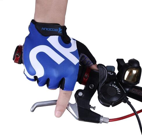 BOODUN Men Women Cycling Gloves with Shock-absorbing Gel Pad Breathable Half Finger Mountain Bicycle Bike Road Racing Gloves in Saudi Arabia