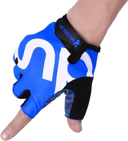 BOODUN Men Women Cycling Gloves with Shock-absorbing Gel Pad Breathable Half Finger Mountain Bicycle Bike Road Racing Gloves in Saudi Arabia