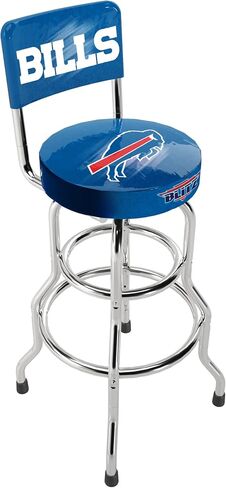 ARCADE1UP NFL Blitz High Back Stool with Adjustable Height and Swiveling Padded Seat (Buffalo Bills) in Saudi Arabia