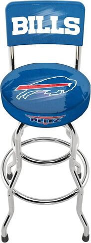 ARCADE1UP NFL Blitz High Back Stool with Adjustable Height and Swiveling Padded Seat (Buffalo Bills) in Saudi Arabia