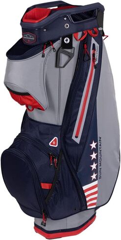 Sun Mountain Mens 2023 Sync Golf Cart Bag with 14 Way dividers (Patriot) in Saudi Arabia