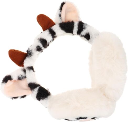 COLLBATH البقرة أفخم غطاء للأذنين الكبار غطاء للأذنين تشغيل أغطية الأذن تدفئة الأذن التزلج على الجليد يفشل الأذن التزلج الأذن دفئا فو الفراء الأذن دفئا غطاء للأذنين المرأة الدافئة الأذن إفشل سخان رقيق الطالب in Kuwait