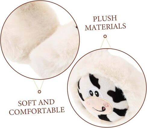 COLLBATH البقرة أفخم غطاء للأذنين الكبار غطاء للأذنين تشغيل أغطية الأذن تدفئة الأذن التزلج على الجليد يفشل الأذن التزلج الأذن دفئا فو الفراء الأذن دفئا غطاء للأذنين المرأة الدافئة الأذن إفشل سخان رقيق الطالب in Kuwait