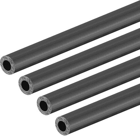 Uxcell ألياف الكربون أنبوب دائري 4 مللي متر x 2 مللي متر x 420 مللي متر ألياف الكربون الجناح Pultrusion أنابيب ل RC طائرة كوادكوبتر 4 قطعة in Saudi Arabia