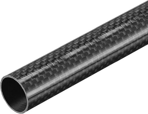 uxcell Carbon Fiber Tube 8x6x500mm for RC Airplane Quadcopter Black Tube 3K Roll Wrapped Glossy Surface in Saudi Arabia