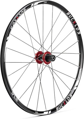 مجموعة عجلات الدراجة الجبلية BUCKLOS 26/27.5/29 بوصة، عجلات دراجة MTB ذات محور كربون، فرامل قرصية سريعة التحرير، عجلات دراجة ذات قضبان مسطحة منخفضة المقاومة 24 ساعة تناسب كاسيت 7-11 سرعة in Saudi Arabia