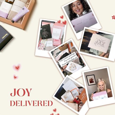 هدايا الأمهات الجدد من Unboxme للنساء - سلة هدايا فاخرة للأطفال بعد الولادة وهدية دفع للأطفال حديثي الولادة من الأولاد والبنات، بما في ذلك أحذية الأطفال والموسلين والخشخيشة والجوارب والشاي العشبي وبطاقة "Hello Little One" وهدايا عيد الأم in Kuwait