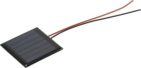 Jameco ValuePro Glass Solar Panel 3V 120mA 50x50mm 15cm Wires in Saudi Arabia