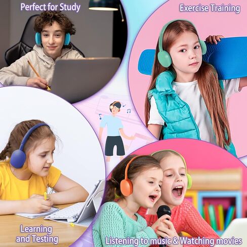 CN-Outlet Classroom Headphones Bulk 10 Pack for School Kids Students Children Toddler Boys Girls Teen and Adult(10 Color) in Kuwait