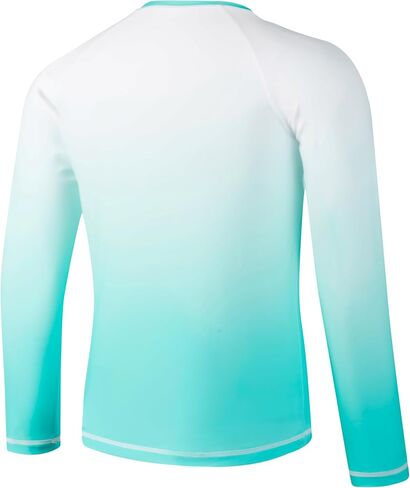 VAYAGER Boys Rash Guard Swim Shirt Long Sleeve for Kids Youth UPF+ 50 Sun Protection Rashguard Water Swimming Fishing Shirts in Saudi Arabia