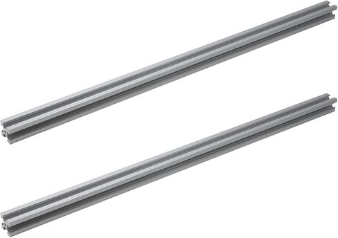 UTALIND 2020 ملف بنتوء من الألومنيوم قياسي 500 مم فتحة V دليل السكك الحديدية الخطية الفضية لأجزاء الطابعة ثلاثية الأبعاد، السكك الحديدية الخطية المؤكسدة، 4 قطع in Kuwait